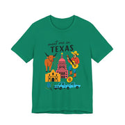 Texas-Inspired Unisex Tee: Meet Me in Texas Graphic T-Shirt, Gift for Texans, Summer Outfit, USA States Design