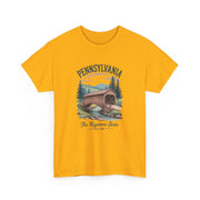 Pennsylvania Vintage Graphic Tee, Unisex T-Shirt, Nature Lover Gift, Travel Souvenir, State Pride Apparel