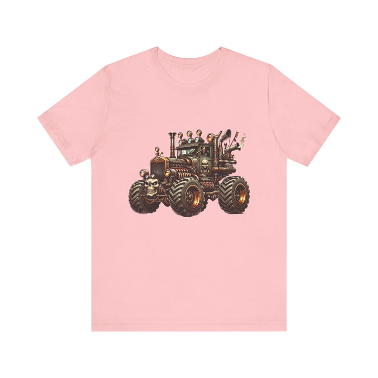 Rustic Tractor Graphic Tee, Farm Life Apparel, Unisex Jersey Tee, Country Style Shirt, Gift for Farmers, Car Design