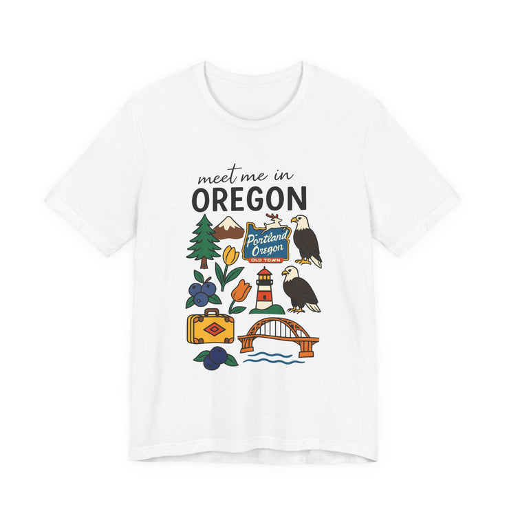 Oregon State Pride Tee, Explore Oregon T-Shirt, Travel Souvenir Shirt, USA States Design