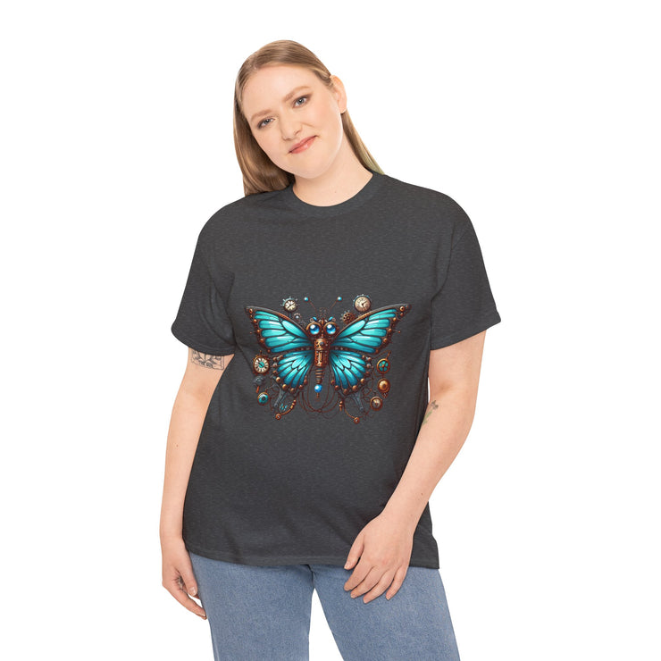 Butterfly Graphic Tee, Vintage-Inspired Shirt, Nature Lover's Gift, Spring Fashion, Eco-Friendly Unisex Tee