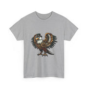 Eagle Graphic Tee, Unisex Heavy Cotton Shirt, Animal Lover Gift, Nature T-Shirt, Wildlife Apparel, Casual Daily Wear