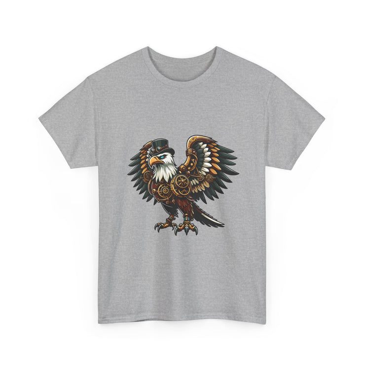 Eagle Graphic Tee, Unisex Heavy Cotton Shirt, Animal Lover Gift, Nature T-Shirt, Wildlife Apparel, Casual Daily Wear