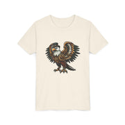 SKShirt Eagle Youth Tee - Unique Graphic Shirt, Bird Lover Gift, Nature-Themed Apparel, Fashion for Kids, Cool Kids' Clothing