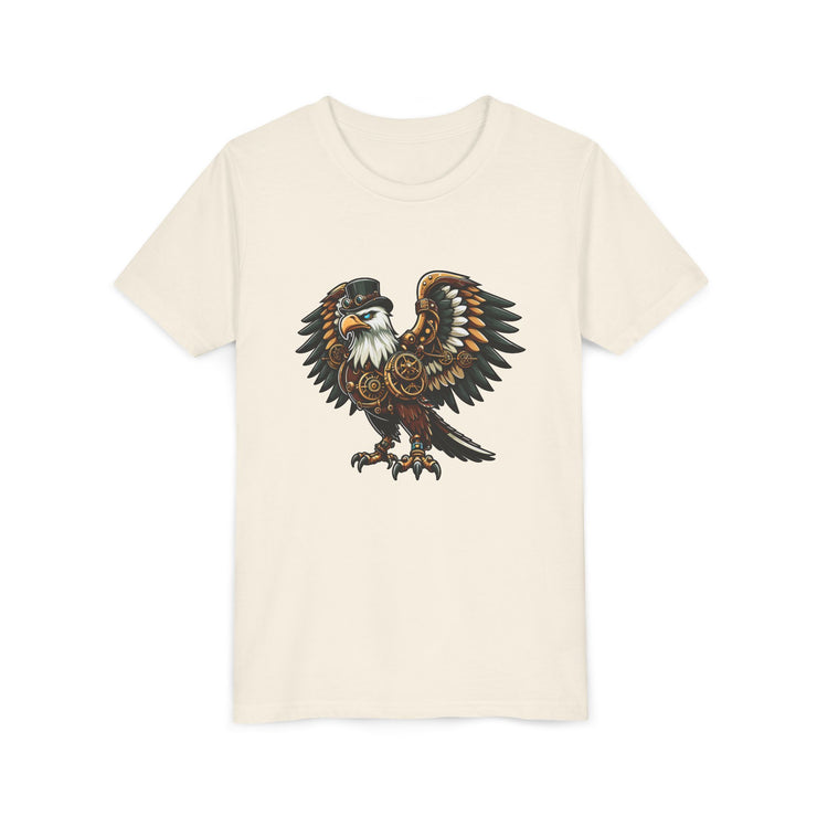 SKShirt Eagle Youth Tee - Unique Graphic Shirt, Bird Lover Gift, Nature-Themed Apparel, Fashion for Kids, Cool Kids' Clothing