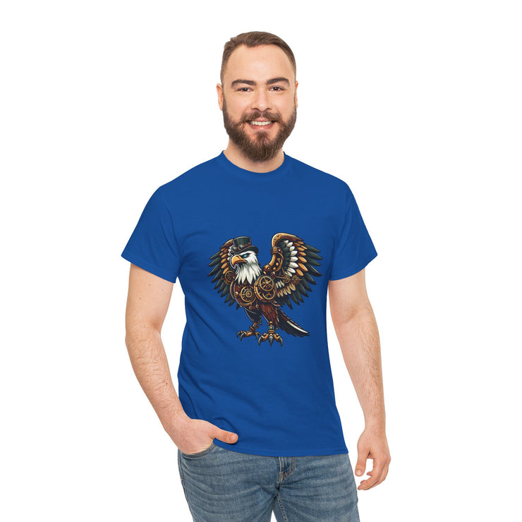 Eagle Graphic Tee, Unisex Heavy Cotton Shirt, Animal Lover Gift, Nature T-Shirt, Wildlife Apparel, Casual Daily Wear