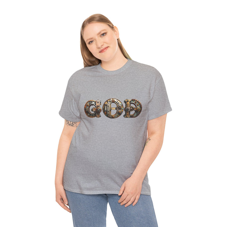 Unisex Heavy Cotton Tee, Inspirational Gift, Casual Wear, Street Style, Spiritual Apparel, Everyday Comfort