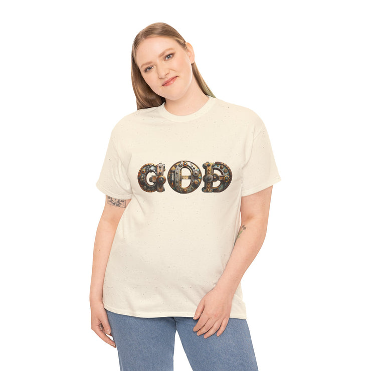 Unisex Heavy Cotton Tee, Inspirational Gift, Casual Wear, Street Style, Spiritual Apparel, Everyday Comfort