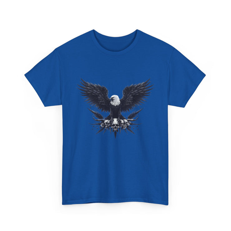 Bold Eagle Graphic Tee, Unisex Heavy Cotton T-Shirt, Wildlife Art Shirt, Nature Lover Gift, Casual Style Top