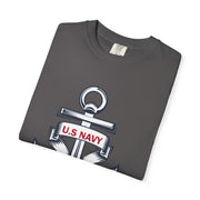 Unisex T-Shirt with U.S. Navy Anchor Design, Casual Tee, Maritime Gift, Sailor Apparel, Patriotic Wear, Summer Style