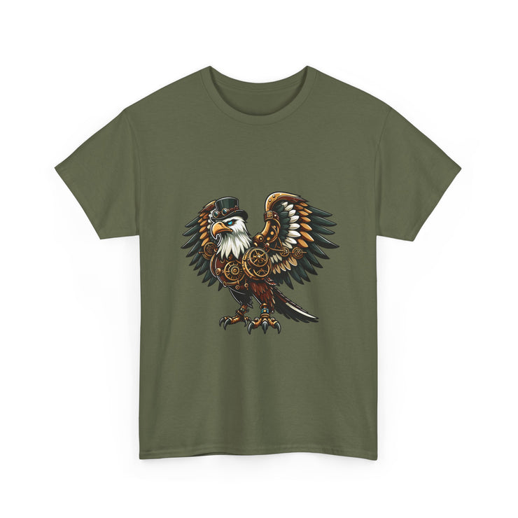 Eagle Graphic Tee, Unisex Heavy Cotton Shirt, Animal Lover Gift, Nature T-Shirt, Wildlife Apparel, Casual Daily Wear