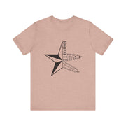 Inspirational Star Graphic Tee | Motivational Unisex Jersey Shirt, Casual Wear, Gift for Friends, Christian Design