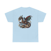 Dragon Graphic Tee, Unisex Cotton T-Shirt, Fantasy Shirt, Gift for Gamers, Cool Casual Wear, Dragon Lover Apparel