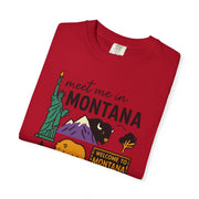 Cool Montana Graphic T-Shirt, Perfect for Travelers, Adventure Lovers, USA States Design