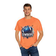 Unisex Sports T-Shirt with Cowboys Design, Football Tee, Game Day Apparel, Casual Wear, Gift for Football Fans, Sports Design