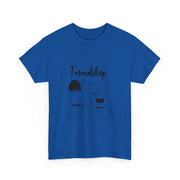 Friendship Unisex Heavy Cotton Tee - Perfect Gift for Friends, Casual Wear, Celebration Tees, Summer Fashion, Unique Friendship Gift