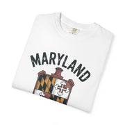 Maryland Pride Unisex Garment-Dyed T-shirt, Vintage Maryland Shirt, Maryland State Pride Tee, Gift for Marylanders, USA States Design