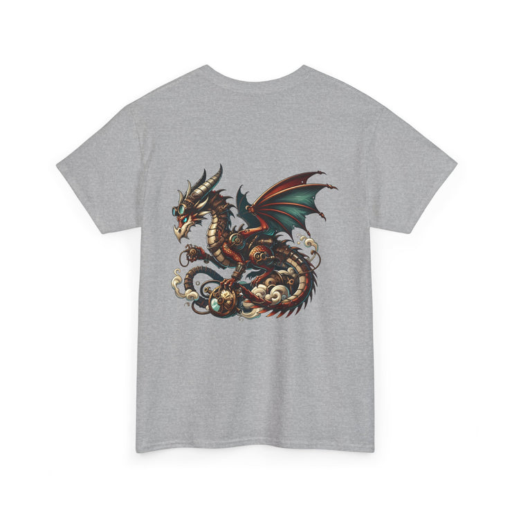 Dragon Graphic Tee, Unisex Cotton T-Shirt, Fantasy Shirt, Gift for Gamers, Cool Casual Wear, Dragon Lover Apparel
