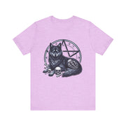 Gothic Wolf Tee | Unisex Graphic Shirt, Casual Outfit, Halloween Gift, Spooky Style, Animal Lover Apparel