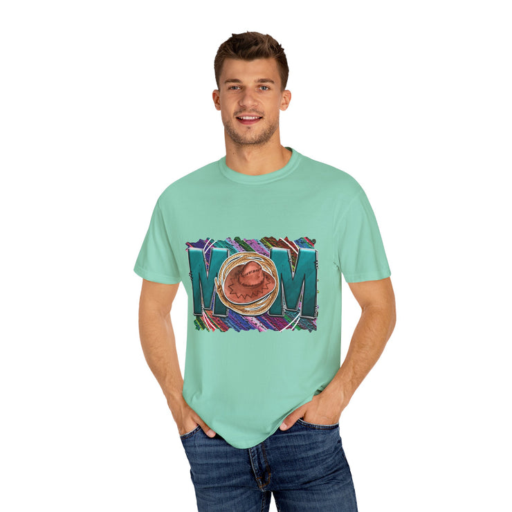 Mom-Themed Unisex Garment-Dyed T-shirt, Gift for Mothers Day, Birthday, Family Gatherings, Casual Wear, Mothers Day Design