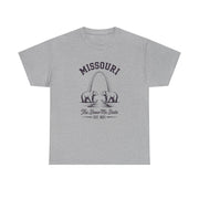Missouri Bears Unisex Heavy Cotton Tee, Gift for Missouri Residents, State Pride Shirt, Casual Wear, Summer Tee, Vintage Style T-Shirt