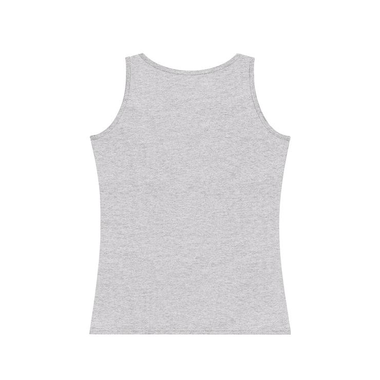 Happy Dog Women's Tank Top | Pet Lover Gift, Summer Top, Cute Animal Tee, Relaxed Fit, Dog-Themed Apparel