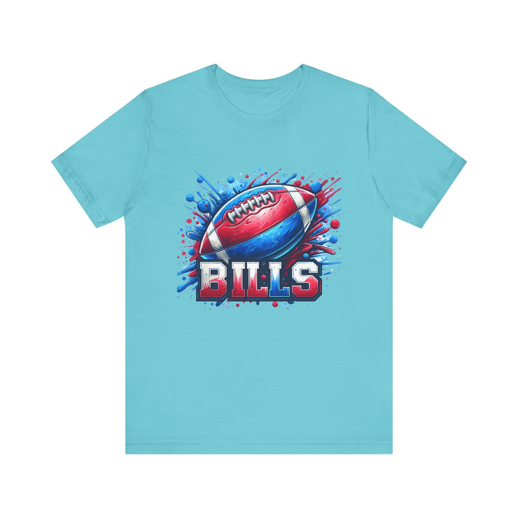 Bills Football Tee, Unisex Sports Shirt, Game Day Apparel, Team Spirit Wear, Gift for Fans, Sports Design