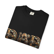Dad Themed Garment-Dyed T-Shirt, Unique Gift for Father's Day, Casual Wear, Perfect for Dads, Everyday Comfort Tee
