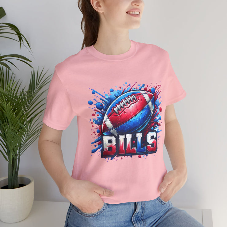Bills Football Tee, Unisex Sports Shirt, Game Day Apparel, Team Spirit Wear, Gift for Fans, Sports Design