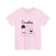 Friendship Unisex Heavy Cotton Tee - Perfect Gift for Friends, Casual Wear, Celebration Tees, Summer Fashion, Unique Friendship Gift