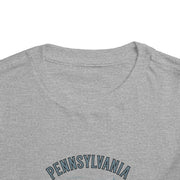 Pennsylvania Adventure Toddler Tee, Cute Kids Shirt, Gift for Little Explorers, Vacation Outfit, USA States Design