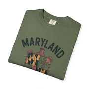 Maryland Pride Unisex Garment-Dyed T-shirt, Vintage Maryland Shirt, Maryland State Pride Tee, Gift for Marylanders, USA States Design
