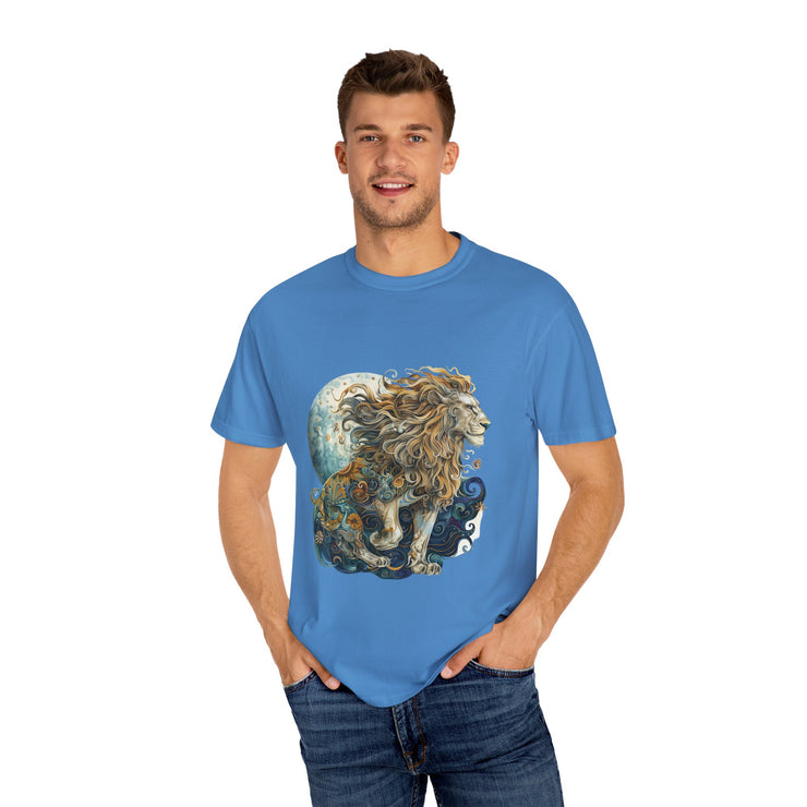 Celestial Lion T-Shirt - Unisex Graphic Tee for Astrology Lovers, Gifts for Her, Gifts for Him, Birthday, Mythical Creatures, Everyday [...]