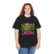 Festive Merry Christmas Tee - Unisex Heavy Cotton T-Shirt, Holiday Shirt, Christmas Gift, Cozy Winter Apparel, Family Gathering Outfit