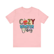 Cozy Winter Vibes Tee, Unisex Christmas T-Shirt, Holiday Gift, Winter Apparel,