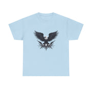Bold Eagle Graphic Tee, Unisex Heavy Cotton T-Shirt, Wildlife Art Shirt, Nature Lover Gift, Casual Style Top