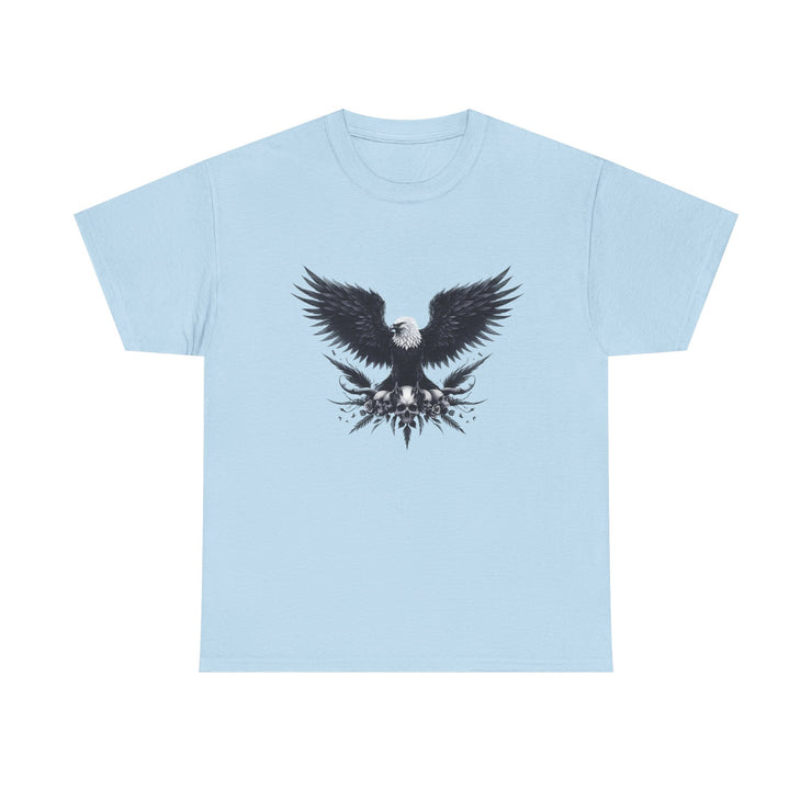 Bold Eagle Graphic Tee, Unisex Heavy Cotton T-Shirt, Wildlife Art Shirt, Nature Lover Gift, Casual Style Top