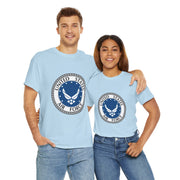 US Air Force Unisex Heavy Cotton Tee - Patriotic Apparel, Veteran Gift, Military T-Shirt, Casual Wear, Everyday Comfort