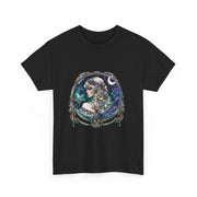 Mystical Moon Goddess Tee - Unisex Heavy Cotton Tee, Celestial Shirt, Boho Fashion, Witchy Clothing, Gift for Her