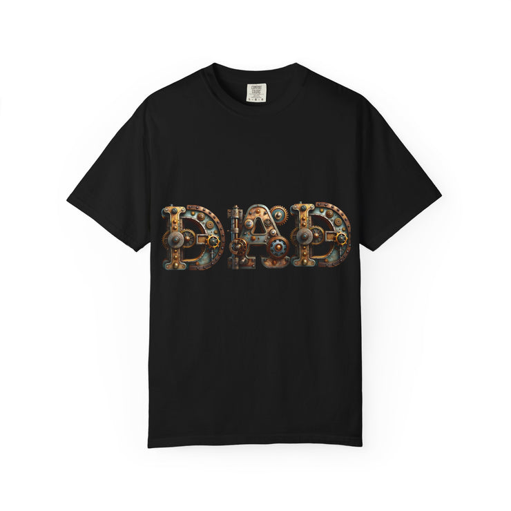 Dad Themed Garment-Dyed T-Shirt, Unique Gift for Father's Day, Casual Wear, Perfect for Dads, Everyday Comfort Tee