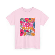 Dog Mama Floral Tee, Cute Dog Mom T-Shirt, Flower Design Unisex Cotton Shirt, Pet Lover Gift,
