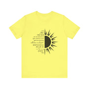 Inspirational Graphic Tee, Unisex T-Shirt, Motivational Quote Shirt, Faith-Based Apparel, Christian Design