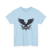 Bold Eagle Graphic Tee, Unisex Heavy Cotton T-Shirt, Wildlife Art Shirt, Nature Lover Gift, Casual Style Top