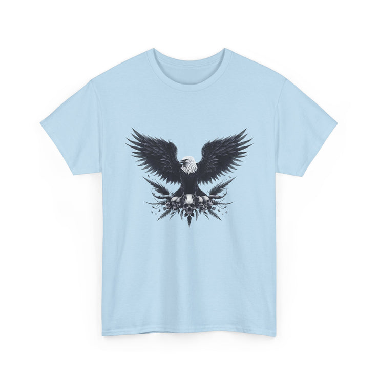 Bold Eagle Graphic Tee, Unisex Heavy Cotton T-Shirt, Wildlife Art Shirt, Nature Lover Gift, Casual Style Top