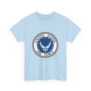 US Air Force Unisex Heavy Cotton Tee - Patriotic Apparel, Veteran Gift, Military T-Shirt, Casual Wear, Everyday Comfort