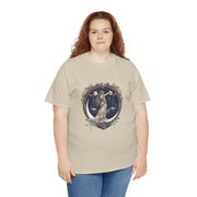 Moonlit Goddess Tee - Ethereal Cotton Shirt, Unisex T-Shirt, Celestial Graphic Tee, Bohemian Style Top, Vintage Art Apparel