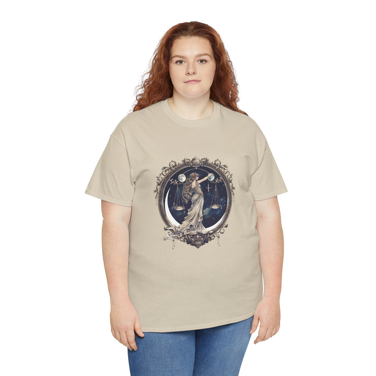 Moonlit Goddess Tee - Ethereal Cotton Shirt, Unisex T-Shirt, Celestial Graphic Tee, Bohemian Style Top, Vintage Art Apparel