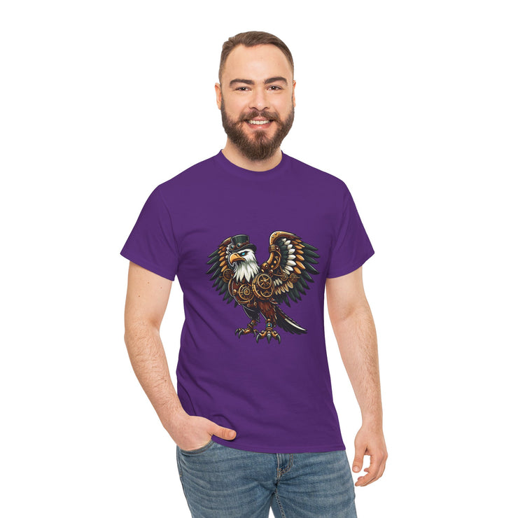 Eagle Graphic Tee, Unisex Heavy Cotton Shirt, Animal Lover Gift, Nature T-Shirt, Wildlife Apparel, Casual Daily Wear