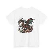 Dragon Graphic Tee, Unisex Cotton T-Shirt, Fantasy Shirt, Gift for Gamers, Cool Casual Wear, Dragon Lover Apparel