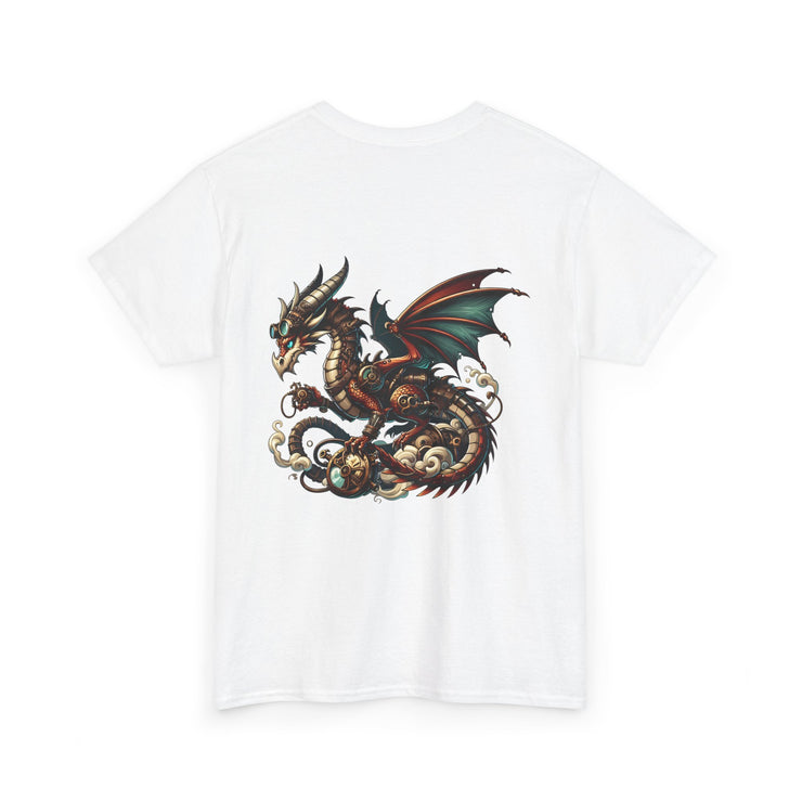 Dragon Graphic Tee, Unisex Cotton T-Shirt, Fantasy Shirt, Gift for Gamers, Cool Casual Wear, Dragon Lover Apparel